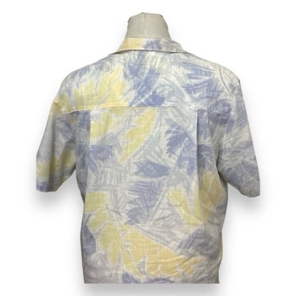 Stag & Co Vintage Women’s Short Sleeve Button Front Linen Shirt, size 16 - Picture 5 of 8